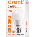 Qrent 12W Cool White LED Bulb B22 Base | Energy Saving LED Light | 100 lm/W | 6 Months Warranty