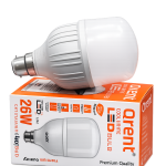 Qrent 26W Cool White LED Bulb B22 Base | Energy Saving Crystal White LED Light | 6 Months Warranty