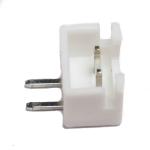 2 Pin JST Connector Male (90 degree) - 2.54mm Pitch (Pack of 100)