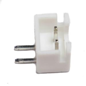2 Pin JST Connector Male (90 degree) - 2.54mm Pitch (Pack of 100)