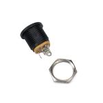 Female DC Power Jack Socket 2.1 x 5.5mm Panel Mount (Pack of 100)