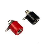 Banana Socket Connector Pair (RED + BLACK) 3mm (Pack of 10)
