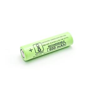 3.7V 600mAh 14500 Lithium-Ion Battery (Pack of 2)