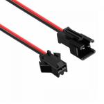 JST SM 2 Pin Plug Male and Female Connector Adapter with 120 mm Electrical Cable Wire for LED Light (Pack of 5)
