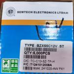 ST BZX55C12V 12V Zener Diode DO-35 | Semtech Electronics | Original Zener Diode for Voltage Regulation