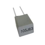 105J 63V Polyester Film Capacitor 1µF ±5% (Pack of 5)